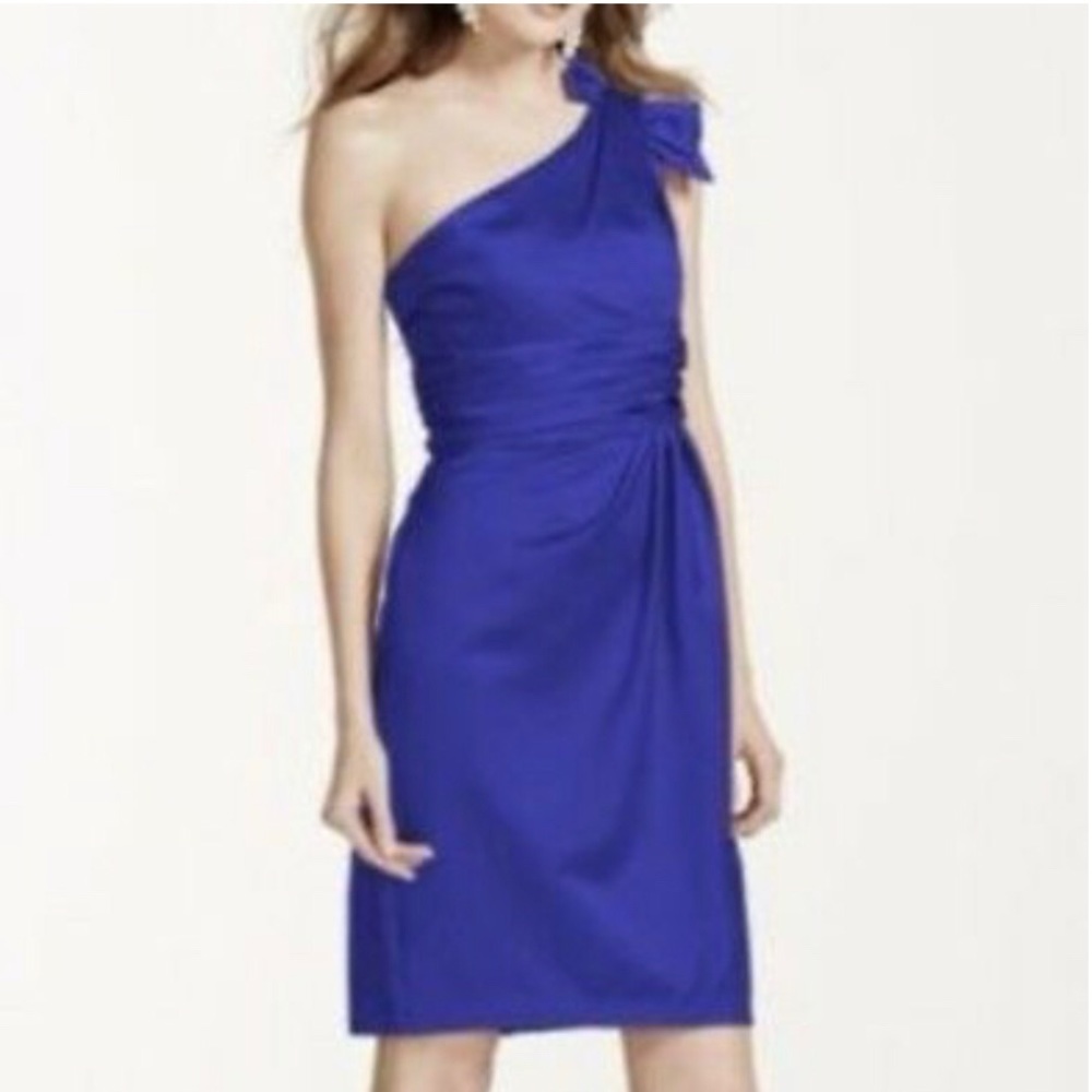 Bridesmaid / Prom / Homecoming Satin Dress